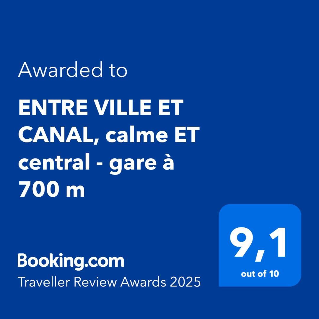 Entre Ville Et Canal, Calme Et Central - Gare A 700 M Narbonne Ngoại thất bức ảnh